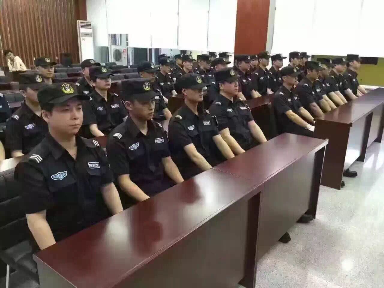 全體保安員理論培訓中